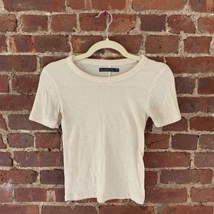 Abercrombie ribbed tee (XS)